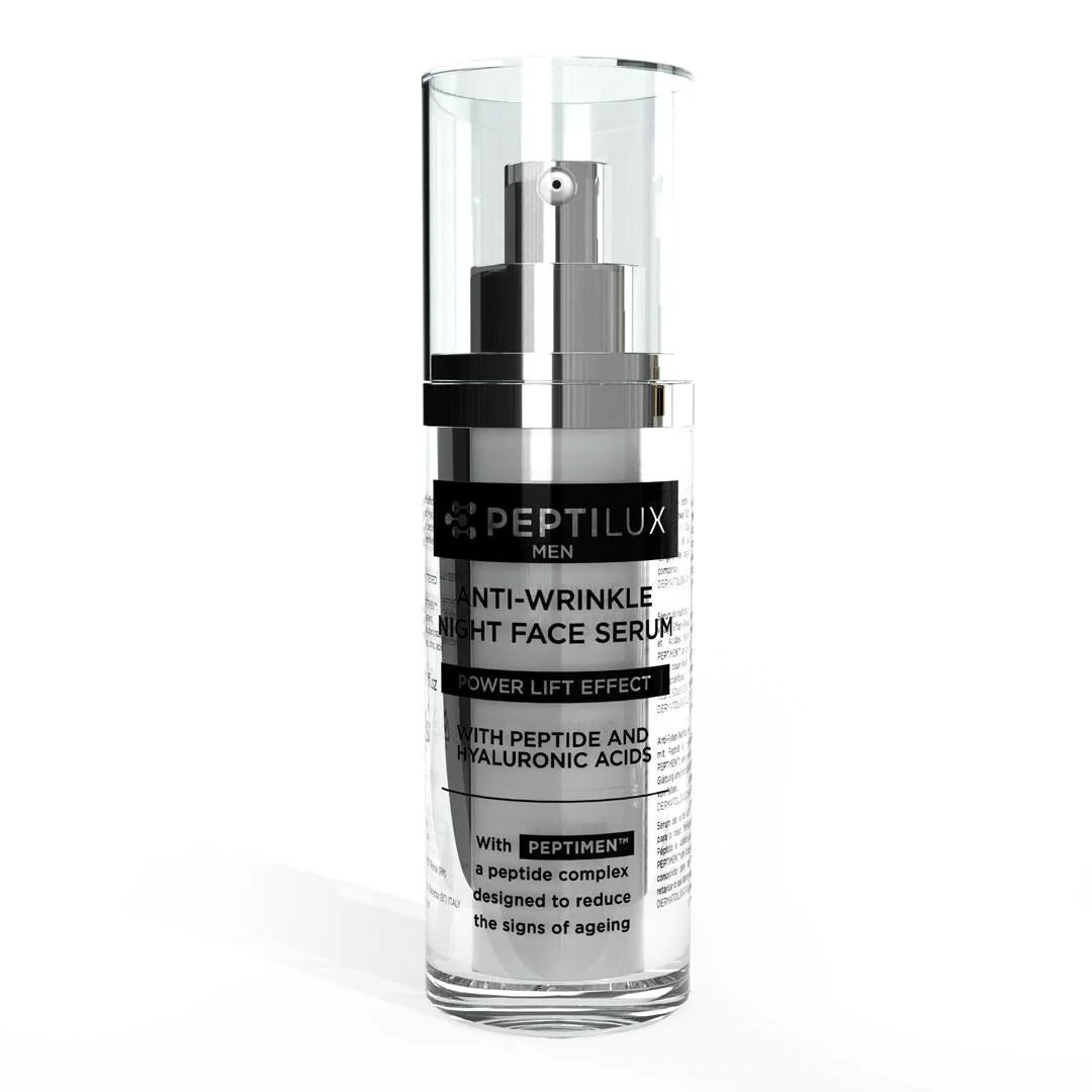 Peptilux Men - Ser de față noapte antirid 'efect power lift' cu PEPTIMEN™ - 30 ml