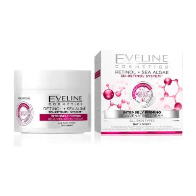 Face cream 3D Retinol+Sea Algae Eveline