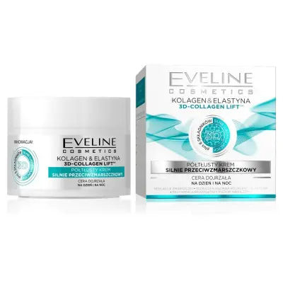Eveline 3D Anti-Wrinkle Collagen and Elastin Face Cream