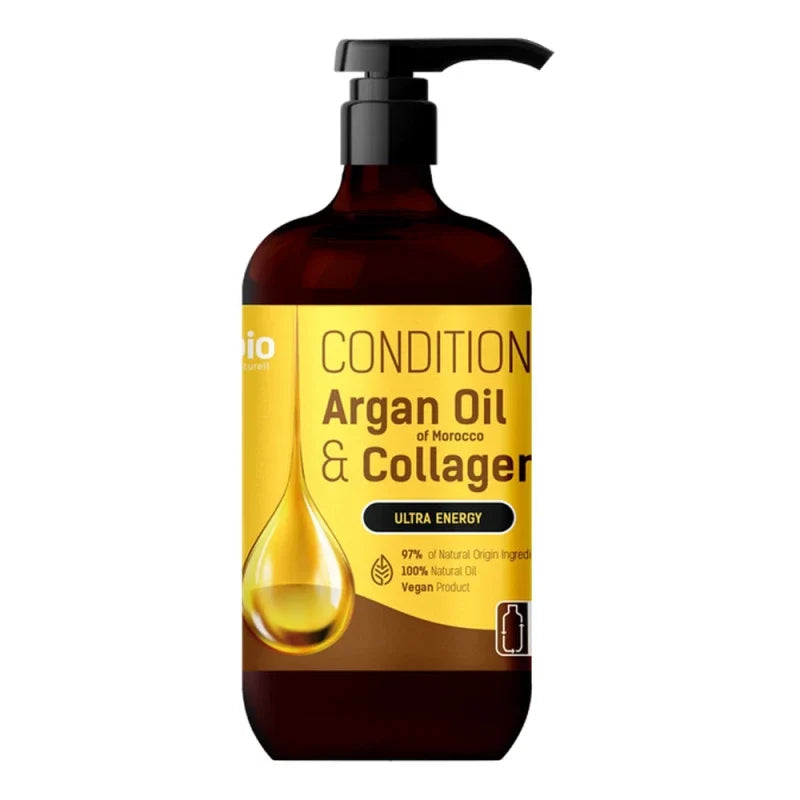 Balsam de par cu Ulei de argan si Colagen, pentru regenerare, Bio Naturell, 946ml