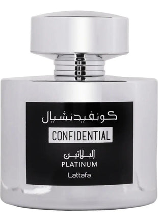 Confidential Platinum- Lattafa, Barbati