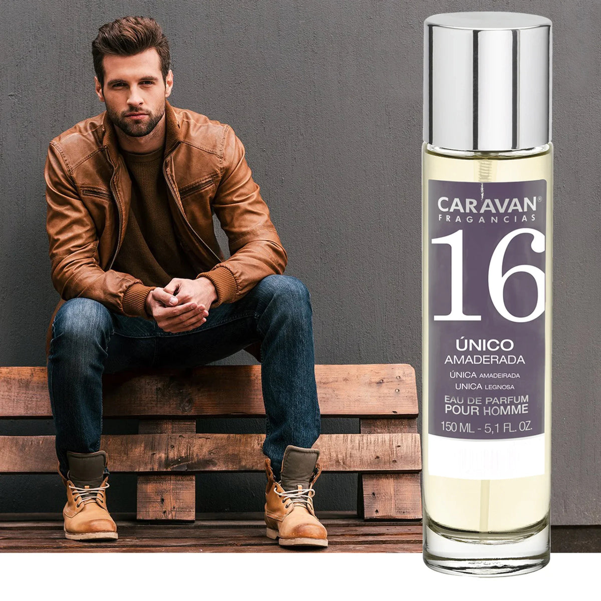Set Parfum Caravan Nr.16 Unico Amaderada 150+30ml