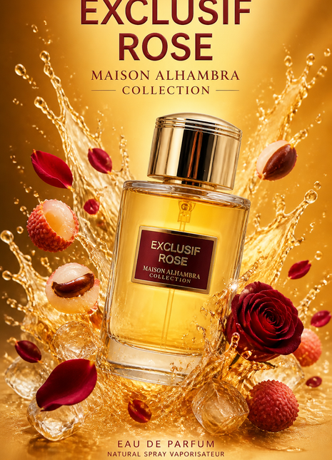 Maison Alhambra Exclusif Rose Eau de Parfum pentru Femei 100 ml